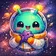 Colorful cartoon bird avatar with expressive features, vibrant colors, and a friendly appearance, suitable for user profile p